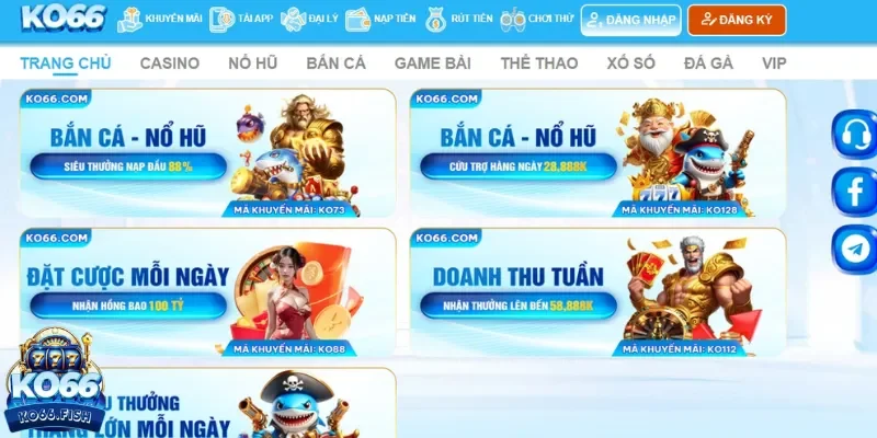 Hưởng khuyến mãi để chiến game hoàn hảo