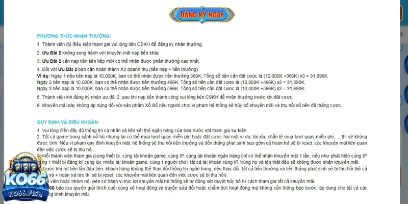 Tuân thủ điều luật để nhận thưởng