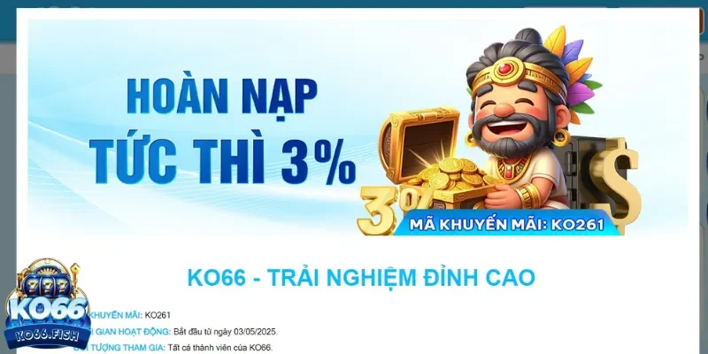 Ưu đãi hot KO66