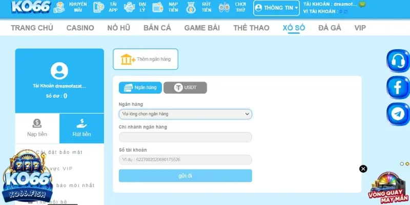 Chọn rút tiền dễ và nhiều cách thức